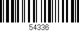 Código de barras (EAN, GTIN, SKU, ISBN): '54336'