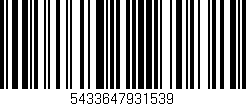 Código de barras (EAN, GTIN, SKU, ISBN): '5433647931539'