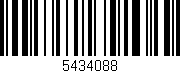 Código de barras (EAN, GTIN, SKU, ISBN): '5434088'