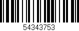 Código de barras (EAN, GTIN, SKU, ISBN): '54343753'