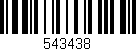 Código de barras (EAN, GTIN, SKU, ISBN): '543438'