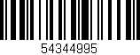 Código de barras (EAN, GTIN, SKU, ISBN): '54344995'
