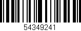 Código de barras (EAN, GTIN, SKU, ISBN): '54349241'
