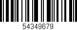 Código de barras (EAN, GTIN, SKU, ISBN): '54349679'