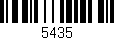 Código de barras (EAN, GTIN, SKU, ISBN): '5435'