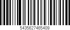 Código de barras (EAN, GTIN, SKU, ISBN): '5435627465409'