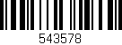 Código de barras (EAN, GTIN, SKU, ISBN): '543578'