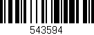 Código de barras (EAN, GTIN, SKU, ISBN): '543594'