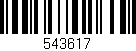Código de barras (EAN, GTIN, SKU, ISBN): '543617'