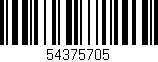 Código de barras (EAN, GTIN, SKU, ISBN): '54375705'