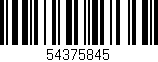 Código de barras (EAN, GTIN, SKU, ISBN): '54375845'