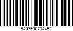 Código de barras (EAN, GTIN, SKU, ISBN): '5437600784453'