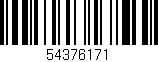 Código de barras (EAN, GTIN, SKU, ISBN): '54376171'