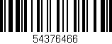 Código de barras (EAN, GTIN, SKU, ISBN): '54376466'