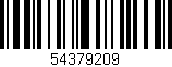 Código de barras (EAN, GTIN, SKU, ISBN): '54379209'
