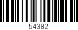 Código de barras (EAN, GTIN, SKU, ISBN): '54382'