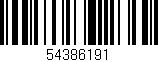 Código de barras (EAN, GTIN, SKU, ISBN): '54386191'