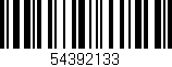 Código de barras (EAN, GTIN, SKU, ISBN): '54392133'