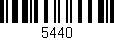 Código de barras (EAN, GTIN, SKU, ISBN): '5440'
