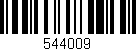 Código de barras (EAN, GTIN, SKU, ISBN): '544009'