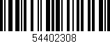 Código de barras (EAN, GTIN, SKU, ISBN): '54402308'