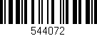 Código de barras (EAN, GTIN, SKU, ISBN): '544072'