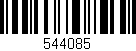 Código de barras (EAN, GTIN, SKU, ISBN): '544085'