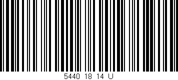 Código de barras (EAN, GTIN, SKU, ISBN): '5440_18_14_U'