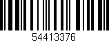 Código de barras (EAN, GTIN, SKU, ISBN): '54413376'