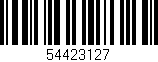 Código de barras (EAN, GTIN, SKU, ISBN): '54423127'