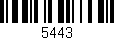 Código de barras (EAN, GTIN, SKU, ISBN): '5443'