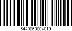 Código de barras (EAN, GTIN, SKU, ISBN): '5443069884818'