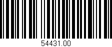 Código de barras (EAN, GTIN, SKU, ISBN): '54431.00'