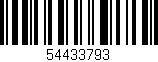 Código de barras (EAN, GTIN, SKU, ISBN): '54433793'