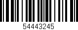Código de barras (EAN, GTIN, SKU, ISBN): '54443245'