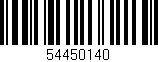 Código de barras (EAN, GTIN, SKU, ISBN): '54450140'