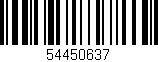 Código de barras (EAN, GTIN, SKU, ISBN): '54450637'