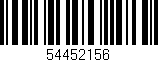 Código de barras (EAN, GTIN, SKU, ISBN): '54452156'