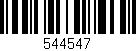 Código de barras (EAN, GTIN, SKU, ISBN): '544547'