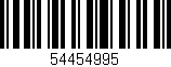 Código de barras (EAN, GTIN, SKU, ISBN): '54454995'