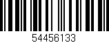Código de barras (EAN, GTIN, SKU, ISBN): '54456133'