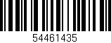 Código de barras (EAN, GTIN, SKU, ISBN): '54461435'