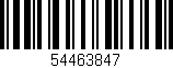 Código de barras (EAN, GTIN, SKU, ISBN): '54463847'