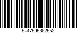 Código de barras (EAN, GTIN, SKU, ISBN): '5447595882553'