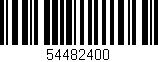 Código de barras (EAN, GTIN, SKU, ISBN): '54482400'