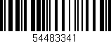 Código de barras (EAN, GTIN, SKU, ISBN): '54483341'