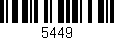 Código de barras (EAN, GTIN, SKU, ISBN): '5449'