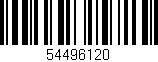 Código de barras (EAN, GTIN, SKU, ISBN): '54496120'