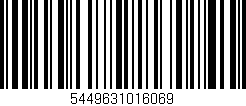 Código de barras (EAN, GTIN, SKU, ISBN): '5449631016069'