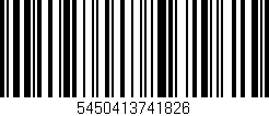 Código de barras (EAN, GTIN, SKU, ISBN): '5450413741826'